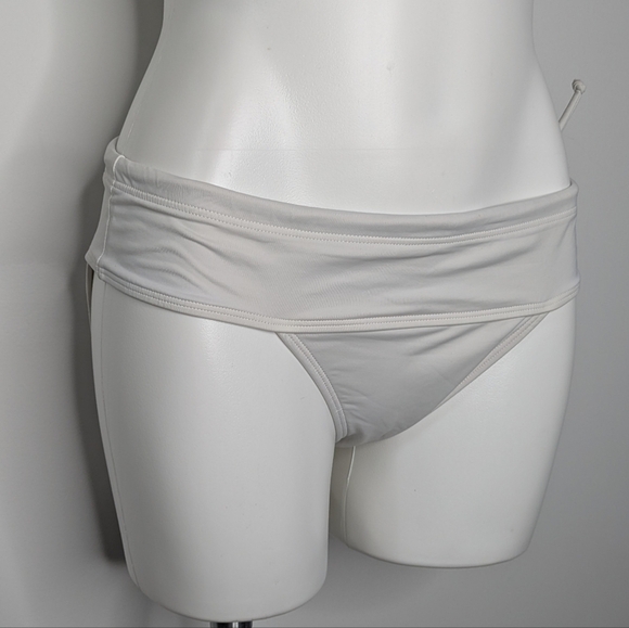Athleta White Full Coverage Bikini Bottom M - Picture 3 of 10